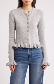 Fleur Ruffle Cardigan at Nordstrom Rack
