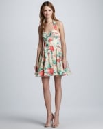 Fleur floral dress by Alice and Olivia at Bergdorf Goodman