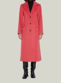 Fleurette Pink Wool San Long Coat at eBay