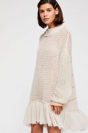 Float on Peplum Sweater at Free People