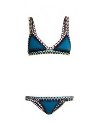 Flor crochet-trimmed triangle bikini at Matches