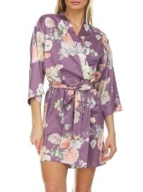 Flora Nikrooz Arisa Printed Charmeuse Robe on SALE at Saks Off 5th