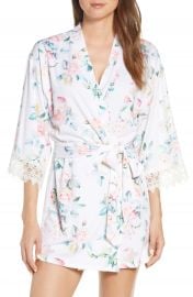 Flora Nikrooz Pia Floral Print Wrap   Nordstrom at Nordstrom