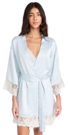 Flora Nikrooz Rosa Charmeuse Kimono Ice Flow L at Shopbop