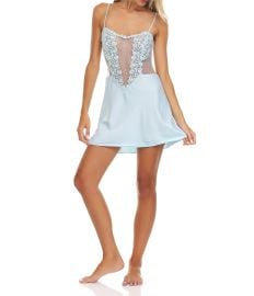 Flora Nikrooz Showstopper Lace Semi-Sweetheart Neck Spaghetti Strap A-Line Chemise Dillardx27s at Dillards