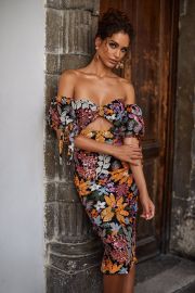 Flora Sequin Floral Midi Dress  Afterpay  Zip Pay  Sezzle at Alamour The Label