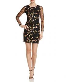 Floral  embroidered dress at Bloomingdales