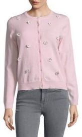 Floral Applique Cardigan at Lord & Taylor