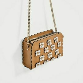 Floral Applique Crossbody Bag at Zara