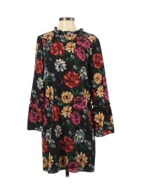 Floral Bell Sleeve Dress by Fleur Bleue at Walmart