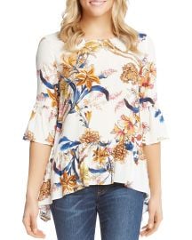 Floral Bell Sleeve Top at Bloomingdales