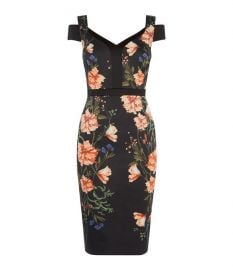 Floral Bodycon Dress at Karen Millen