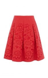 Floral Border Jacquard Skirt at Karen Millen