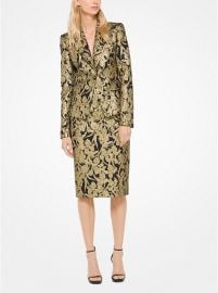 Floral Brocade Blazer at Michael Kors