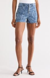 Floral Button Fly Denim Shorts at Nordstrom Rack