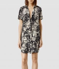 Floral Calla Shade Shirt Dress at All Saints