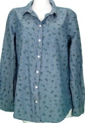 Floral Chambray Shirt at Old Navy