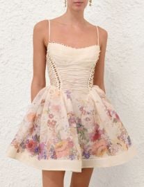 Floral Corset Mini Dress at Zimmermann