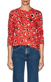 Floral Cotton Jersey Long Sleeve T-Shirt by Proenza Schouler at Barneys