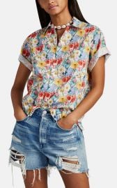 Floral Cotton Skater Shirt by R13 at Barneys