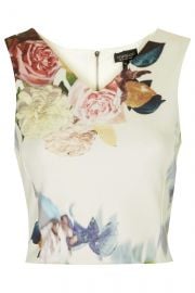 Floral Crop Top at Topshop