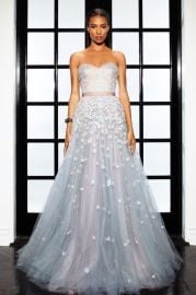 Floral Embroidered Ball Gown at Lorena Sarbu