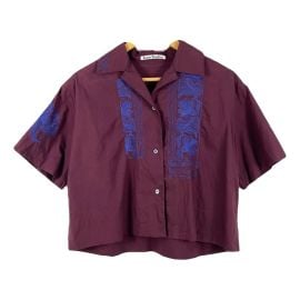 Floral Embroidered Camp Shirt at Vestiaire Collective