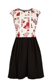 Floral Embroidered Lace Dress at Karen Millen