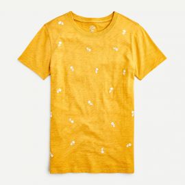 Floral Embroidered T-shirt at J. Crew