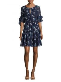 WornOnTV: Kathie’s navy floral keyhole dress on Today | Kathie Lee ...