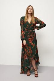 Floral Fixed Wrap Dress by Long Tall Sally at Long Tall Sally