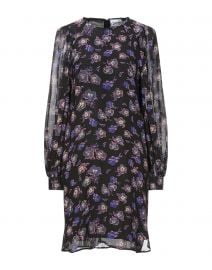 Floral Georgette Mini Dress by Ganni at Yoox