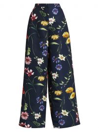 Floral High Waisted Wide-Leg Pants at Saks Fifth Avenue