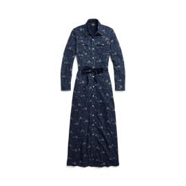 Floral Indigo Jersey Shirtdress at Ralph Lauren