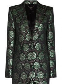 Floral-Jacquard Blazer by Paco Rabanne at Farfetch