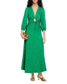 Floral Jacquard Maxi Dress at Bloomingdales