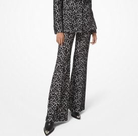 Floral Lace Flared Trousers by Michael Kors at Michael Kors