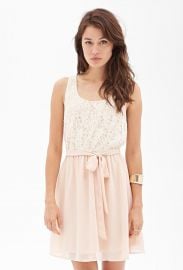 Floral Lace Tea Dress at Forever 21