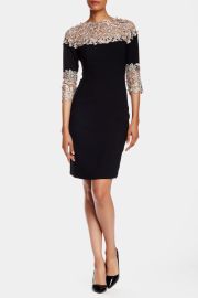 Floral Lace amp Crepe Sheath Dress Lord amp Taylor at Lord & Taylor