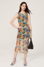 Floral Mesh Midi Dress by Saunders x RTR Rent the Runway at Rent the Runway