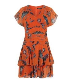 Floral Mini Dress at Karen Millen