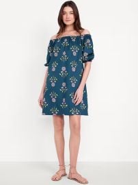 Floral Mini Swing Dress Old Navy at Old Navy