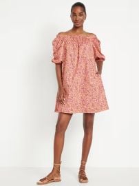 Floral Mini Swing Dress Old Navy at Old Navy