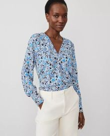 Floral Mixed Media Top at Ann Taylor
