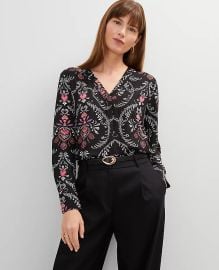 Floral Mixed Media Top at Ann Taylor