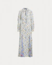 Floral Necktie Silk Maxidress by Ralph Lauren at Ralph Lauren