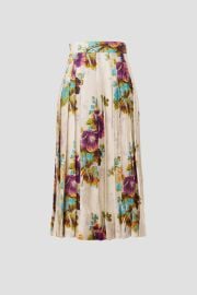 Floral Pleated Skirt by Tory Burch Rent the Runway at Rent the Runway