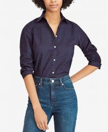 Floral-Print Cotton Shirt at Macys