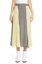 Floral Print Crepe Midi Skirt at Nordstrom