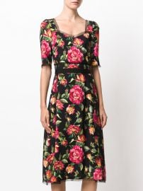 Floral Print Dress by Dolce & Gabbana at Farfetch